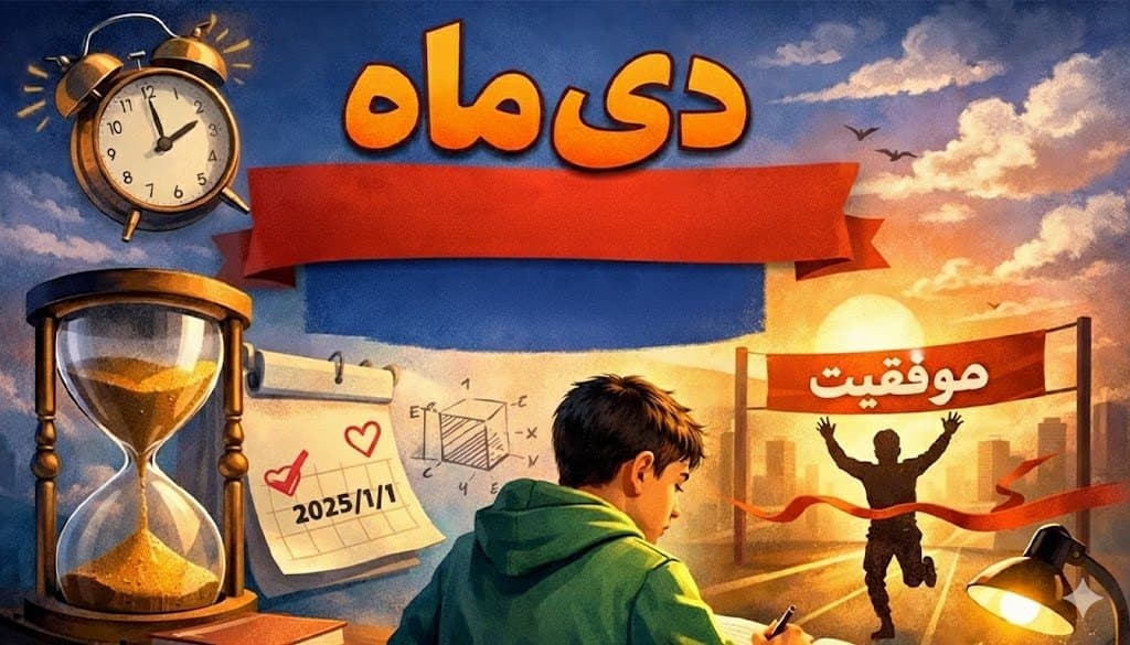 ⛄️دیماه فرصتی طلایی برای تحول در مسیر مطالعاتی است.☔️